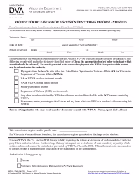 Request for Release and/or Discussion of Veterans Records