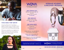 Veterans Housing and Recovery Program (VHRP) 2024
