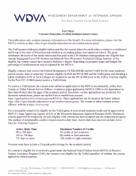 Veterans Education Grant ​Fact Sheet (VetEd)